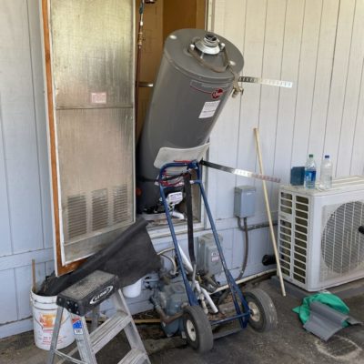 one man water heater dolly